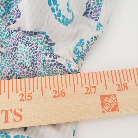 Croft & Barrow Floral Shirt Cotton Lightweight Button Front Womens Plus Size 2X - Picture 10 of 11